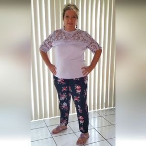 Floral Lace Blouse 💜